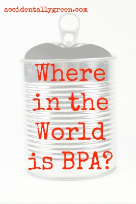 Where in the World is BPA? {Accidentally Green}