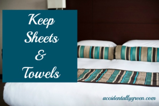 Keep Sheets and Towels {Safe and Simple tip from Accidentally Green} Keep Sheets and Towels {Safe and Simple tip from Accidentally Green}