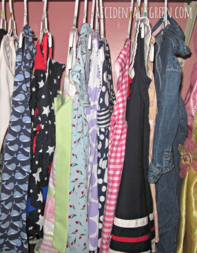 Buying, Storing and Passing Along Children's Clothes {accidentallygreen.com}