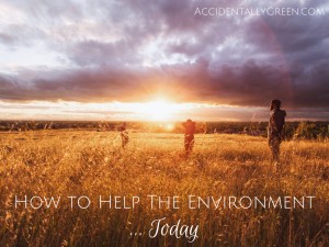 Today on Earth Day and on any other day of the year, the best way you can help the environment is to simply be mindful.