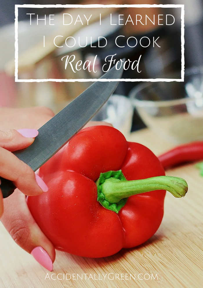 After a life of eating processed food, I was sure I couldn't cook real food. Was I wrong!! I've found it's easy and affordable to cook real food.